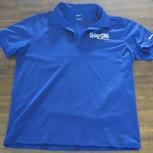 Nike Blue Hoop Tea Polo